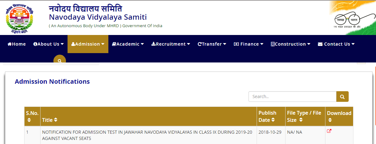 navodaya online class vidyalaya apply 9 Navodaya Jawahar Class 20 Admission Form Vidyalaya 2019